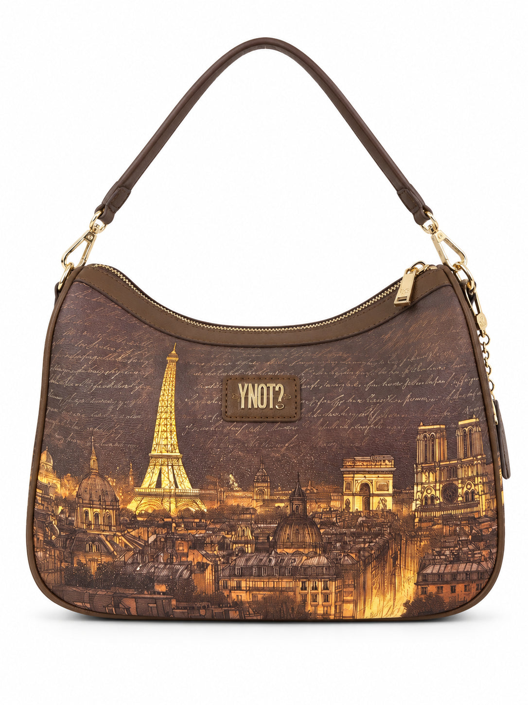 Borsa a Spalla Donna Ynot? con Stampa Paris