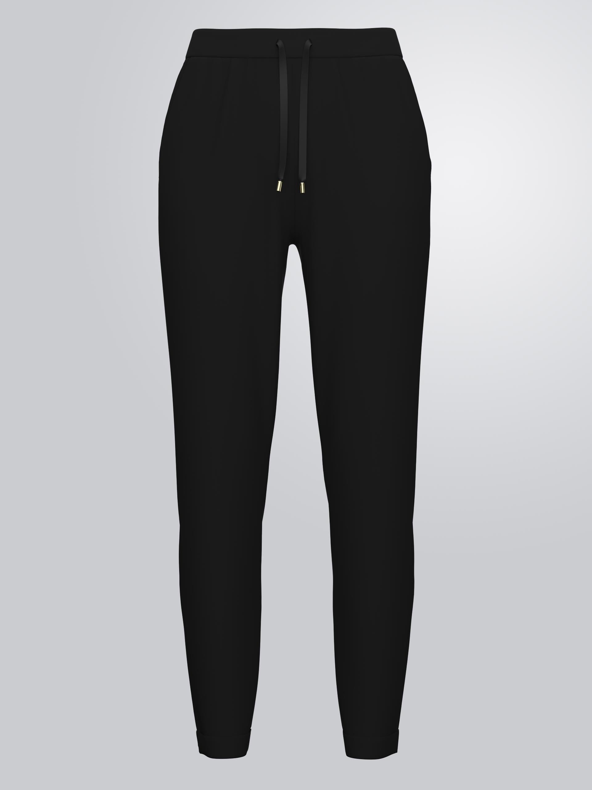 Pantaloni Liu Jo donna jogger con coulisse in vita Nero L | Giò Fashion