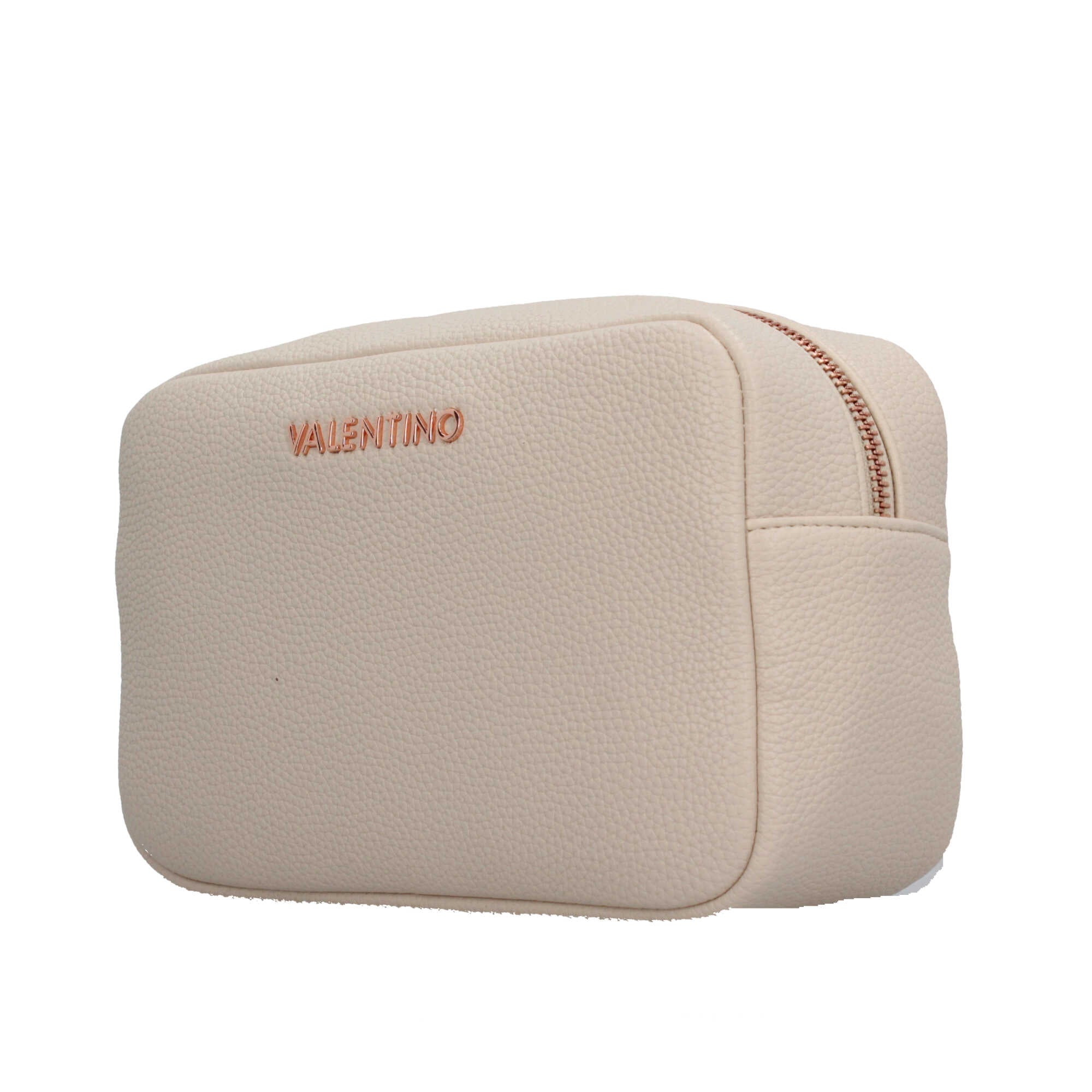 Beauty Case Mario Valentino Nero in Ecopelle con Logo Frontale