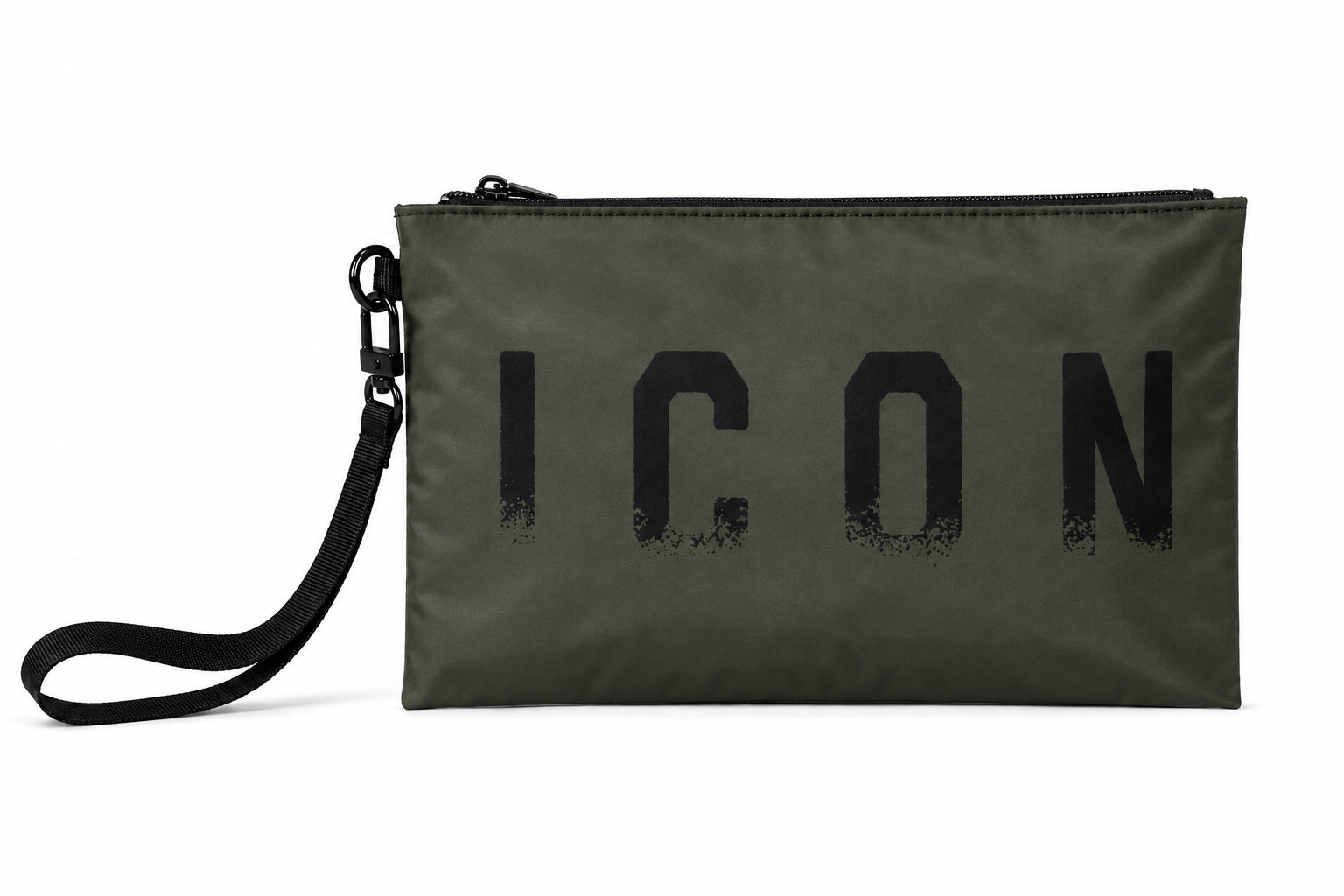 Pochette Icon Uomo Compatta con Laccetto da Polso