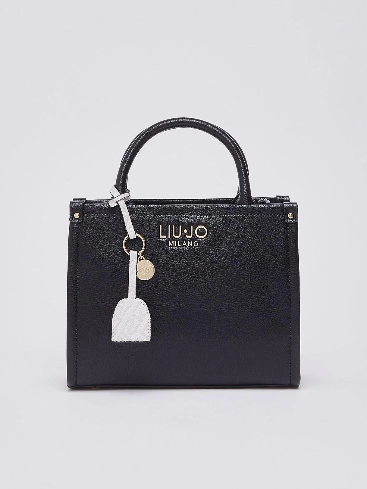 Borsa a mano Liu Jo da donna elegante con doppio manico e charm logato