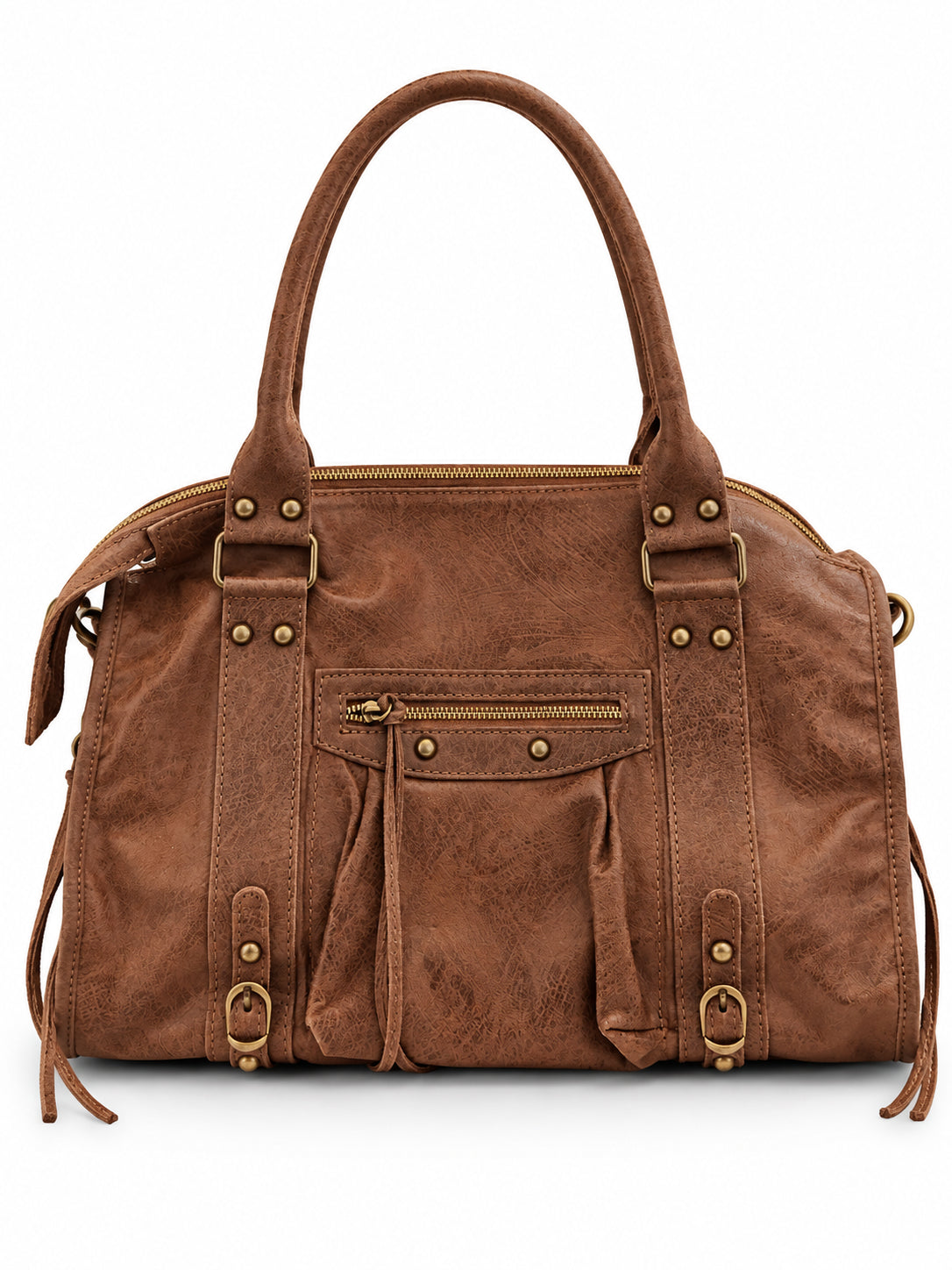 Borsa a mano in vera pelle