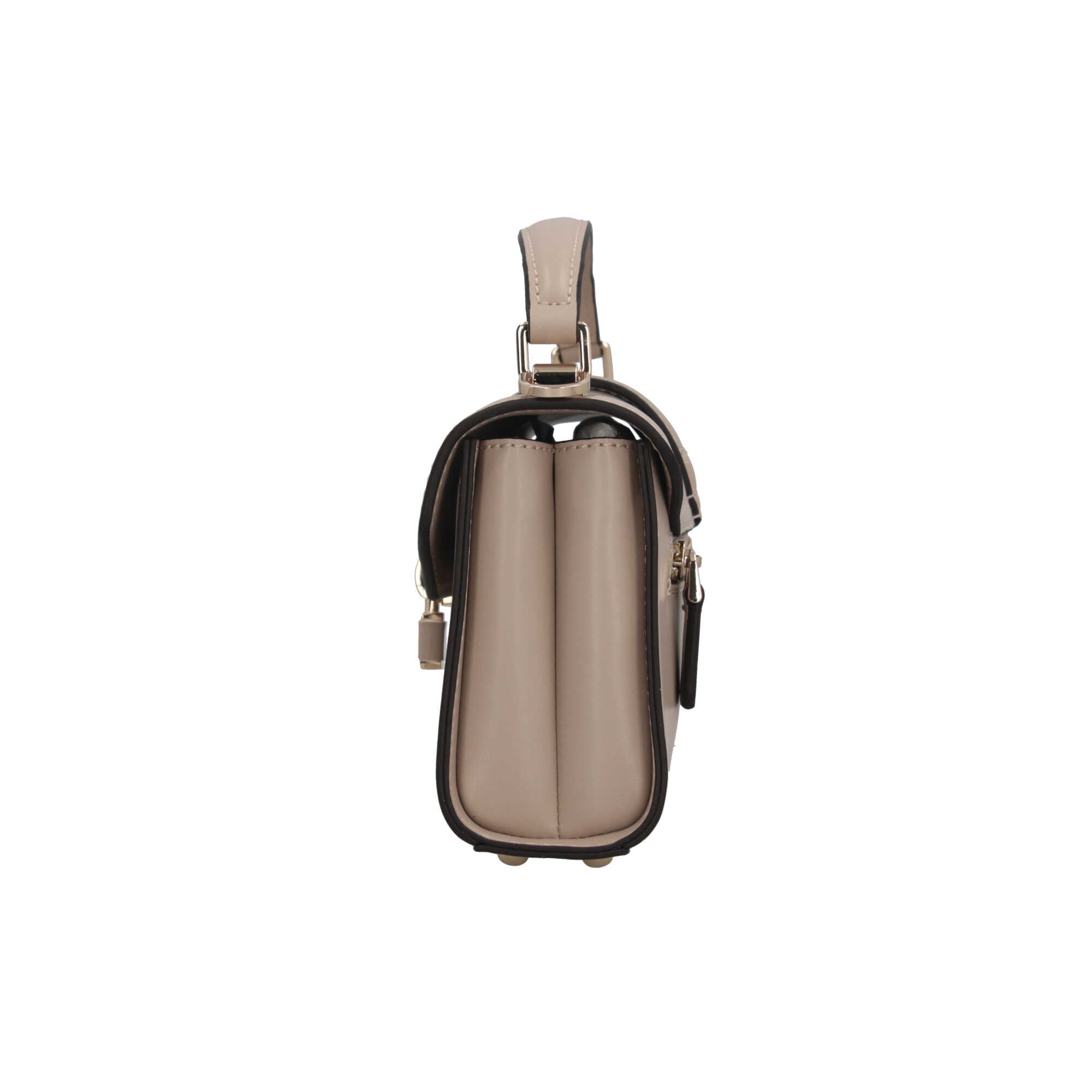 Borsa a mano Guess elegante con chiusura a girello Beige TU | Giò Fashion