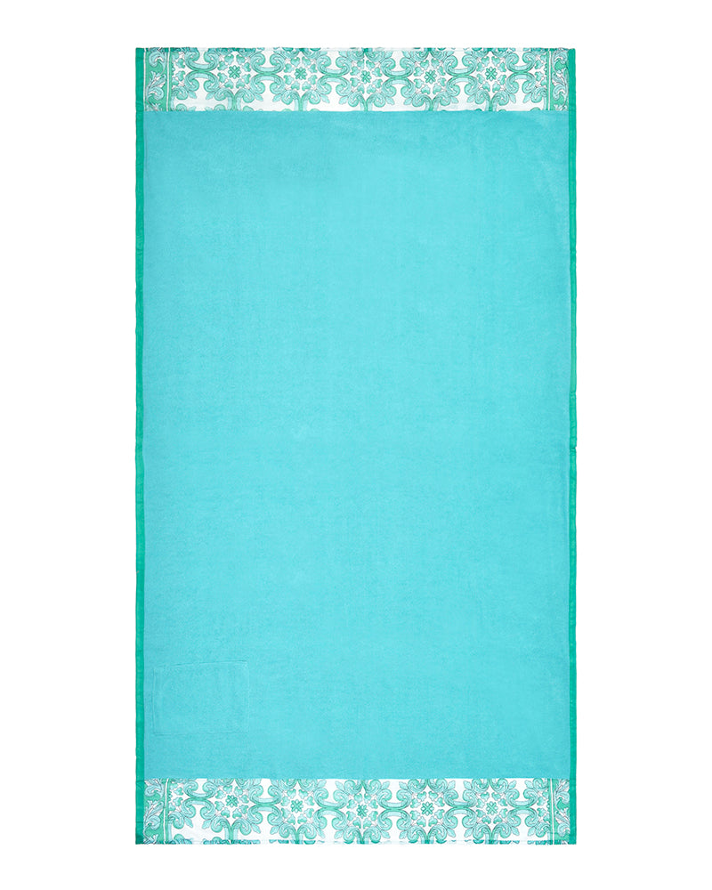 Ble Resort Collection Asciugamano Verde Double Face