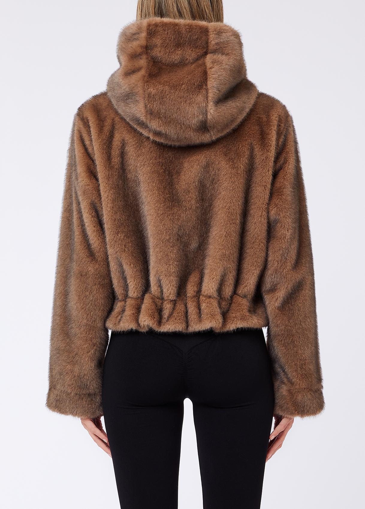 Liu Jo Giubbotto Donna Reversibile in Teddy con Zip
