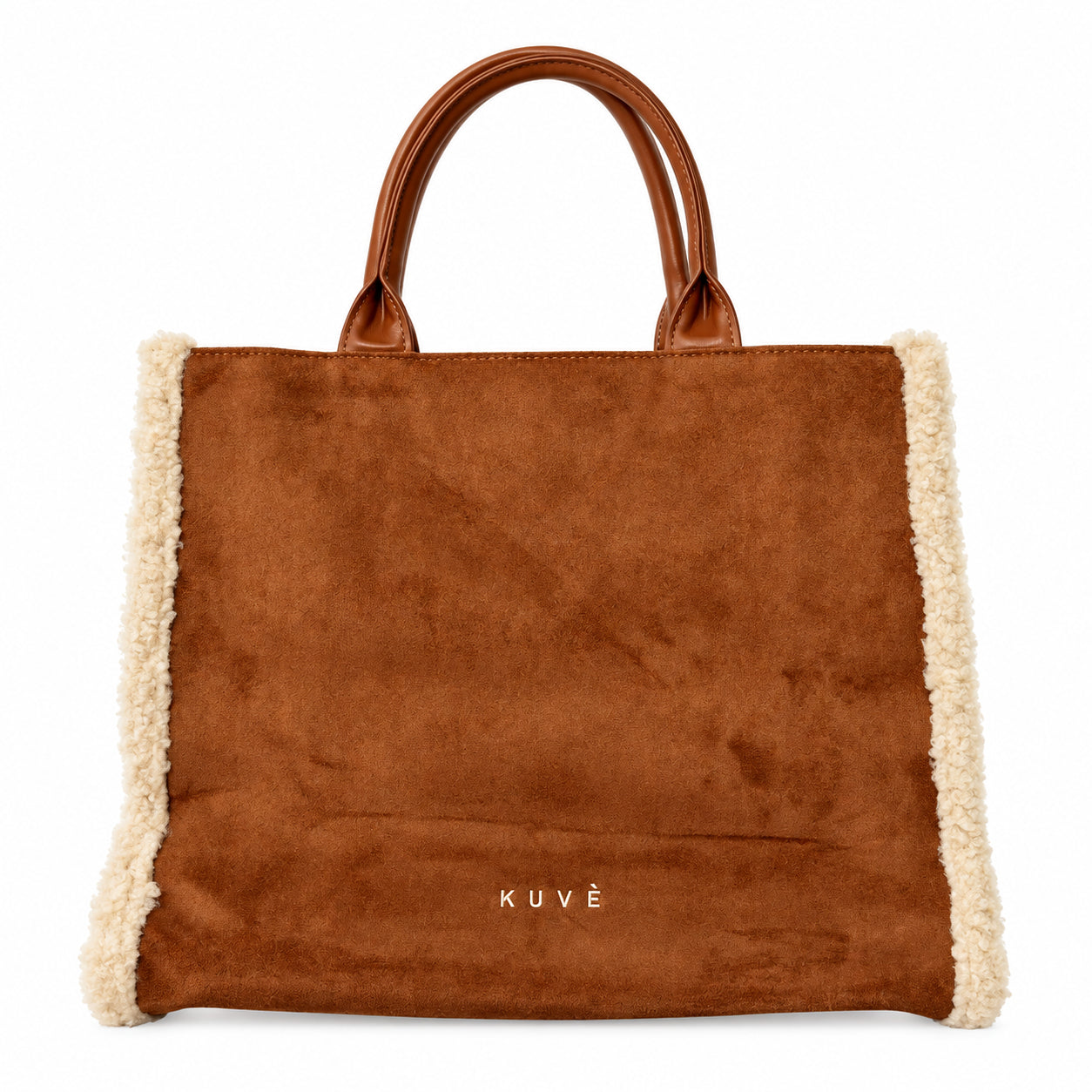 Borsa a Mano Kuvé Saint Moritz Snow Club con Profili Teddy