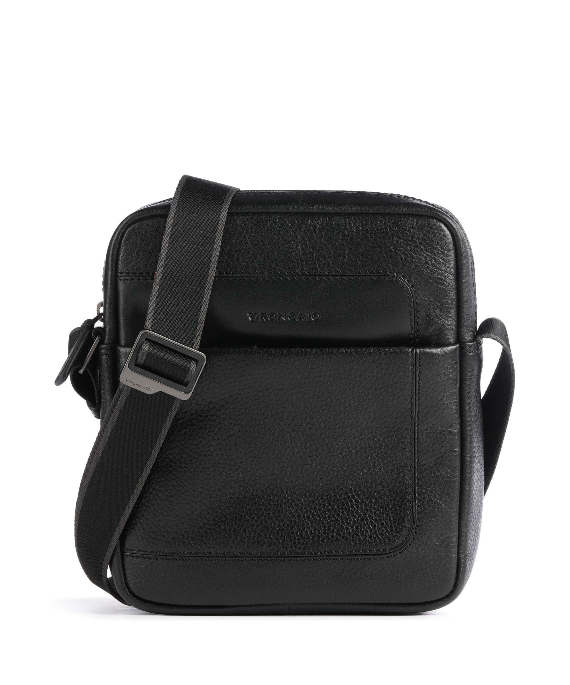 Borsa a Tracolla Alaska in Pelle Nera