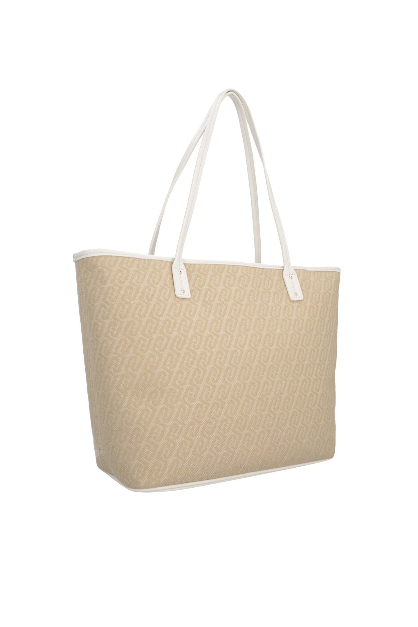 Borsa shopper Liu Jo da donna elegante e spaziosa con doppi manici Beige TU | Giò Fashion