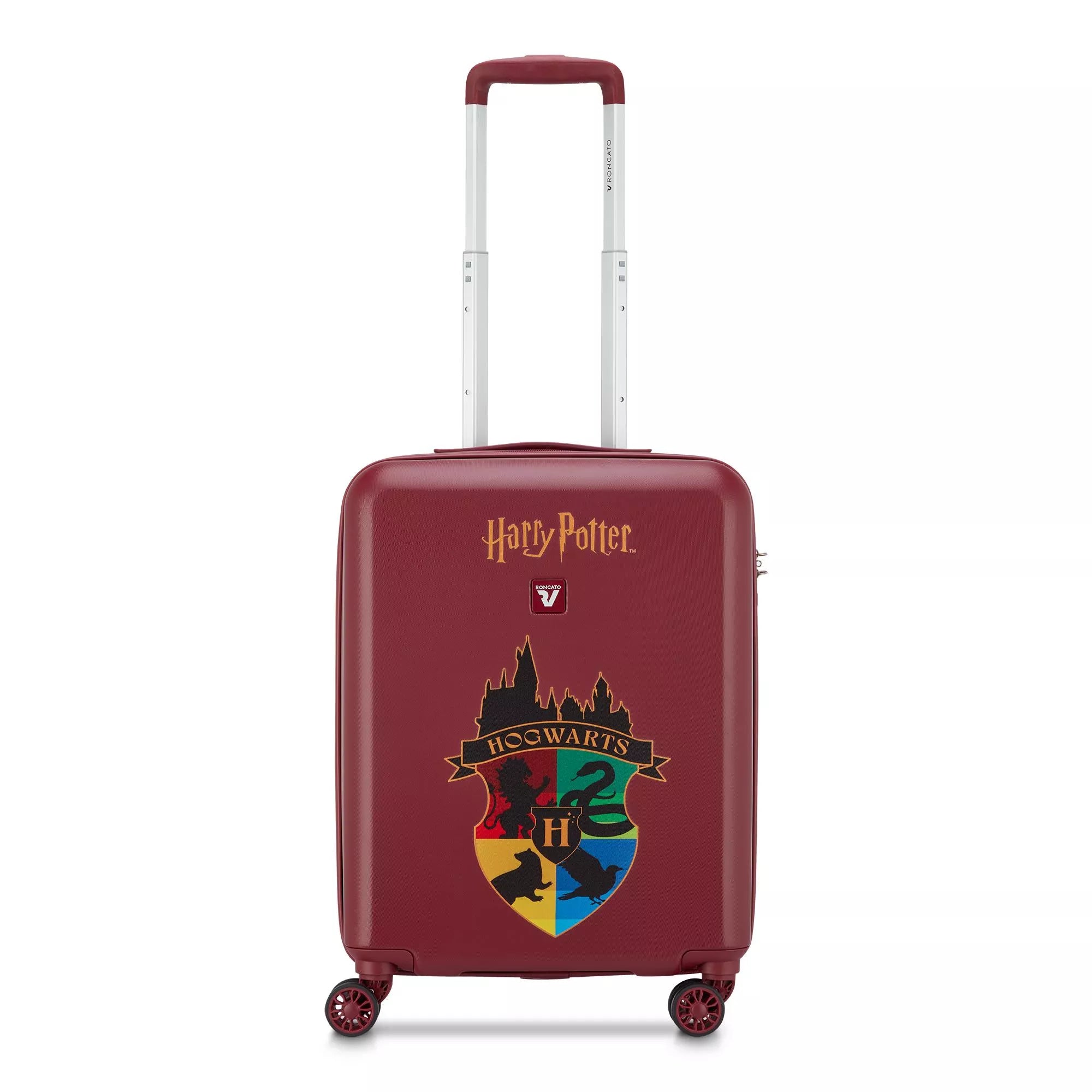 Roncato trolley rigido Harry Potter Hogwarts con quattro ruote Rosso TU | Giò Fashion