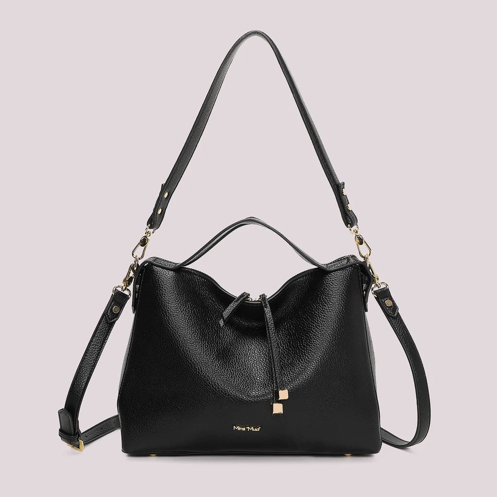 Mimi Mua borsa a spalla morbida con coulisse e tracolla regolabile