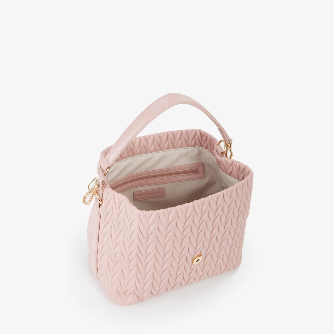 Valentino borsa a mano donna trapuntata con logo Rosa TU | Giò Fashion