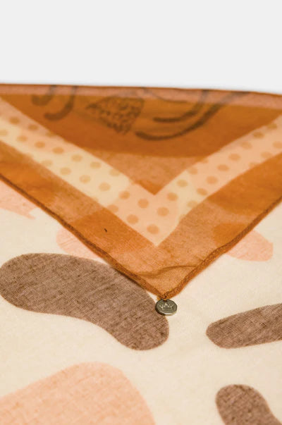 Foulard Anekke donna grande formato leggero accessorio moda Arancione TU | Giò Fashion