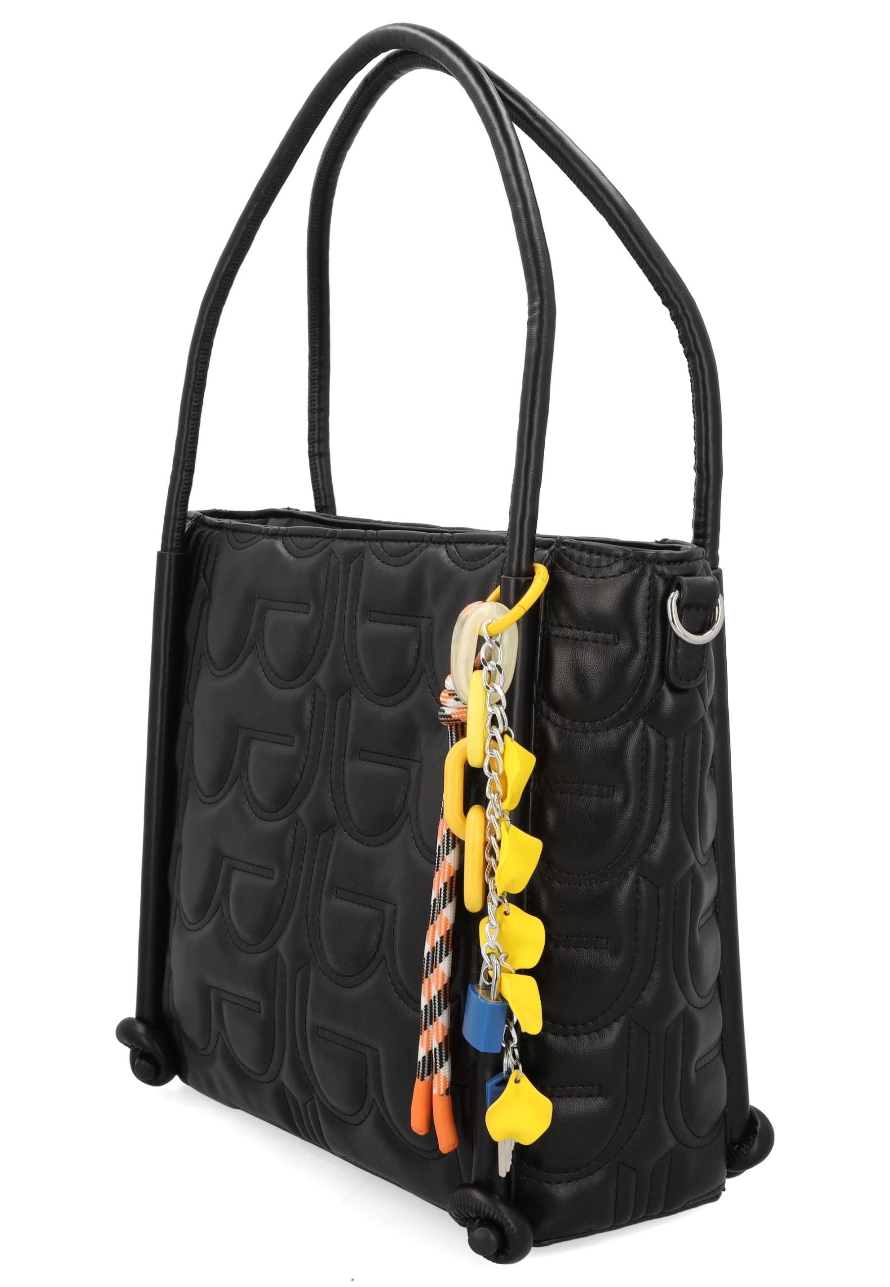 Shopper Donna By Byblos con Logo Ricamato All Over e Tracolla