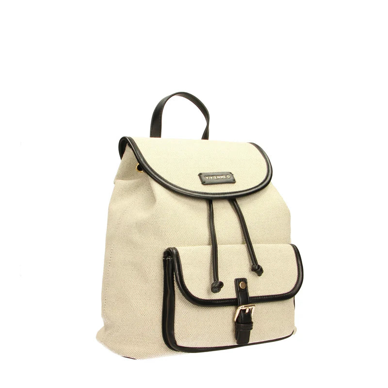 Zaino Vivienne D donna stile urbano design moderno capiente Nero TU | Giò Fashion
