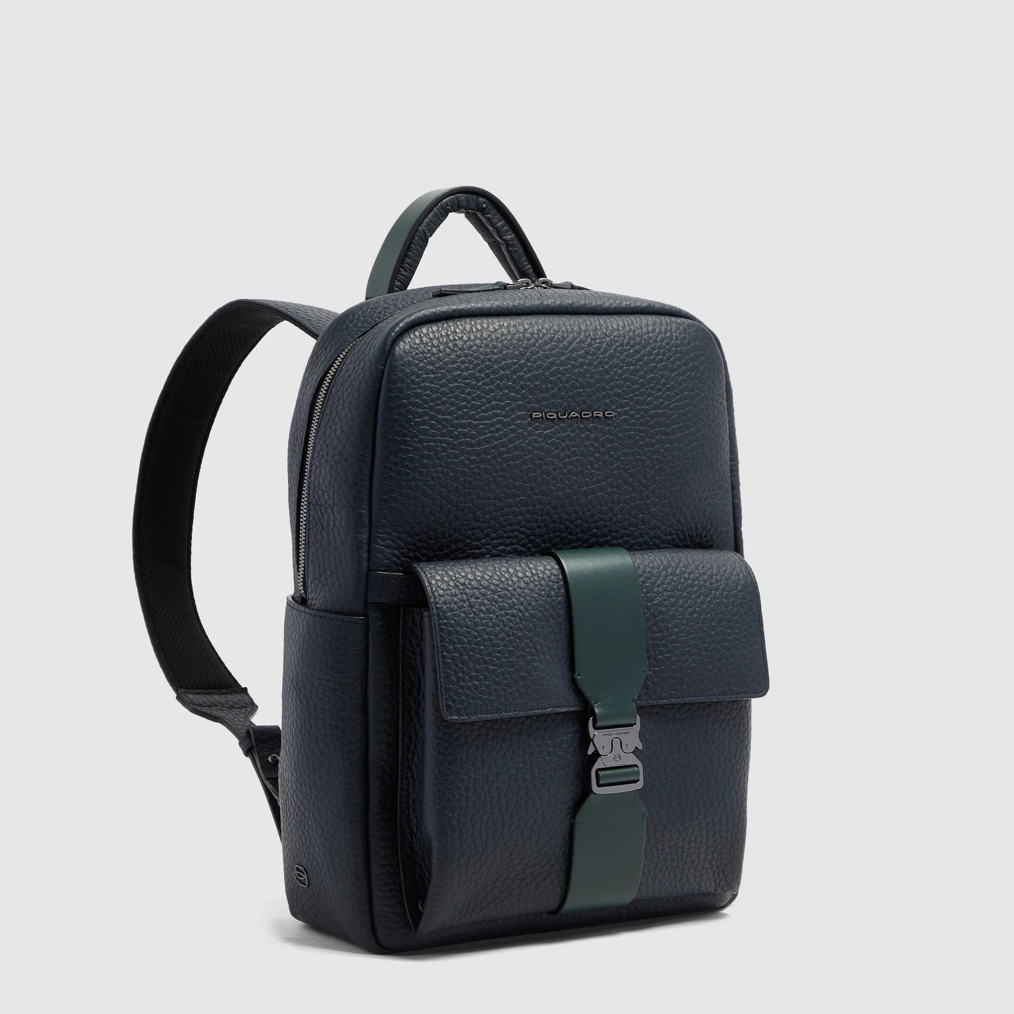 Zaino Uomo Porta PC 14" in Pelle con Doppio Scomparto