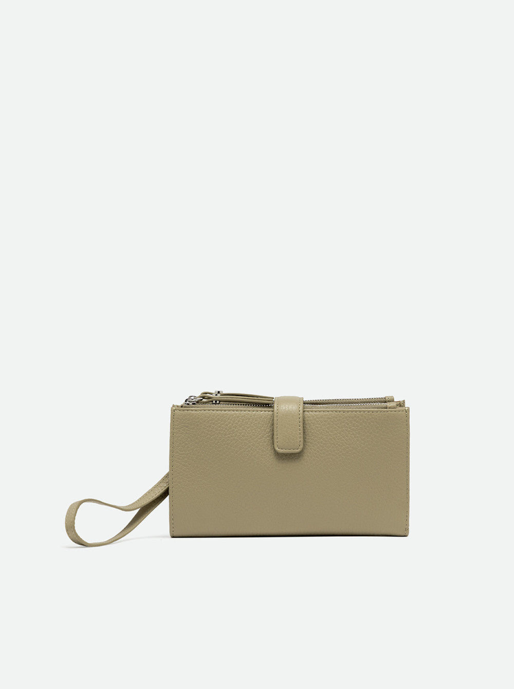 Portafoglio donna Gianni Chiarini multifunzione con zip e laccetto VERDE TU | Giò Fashion