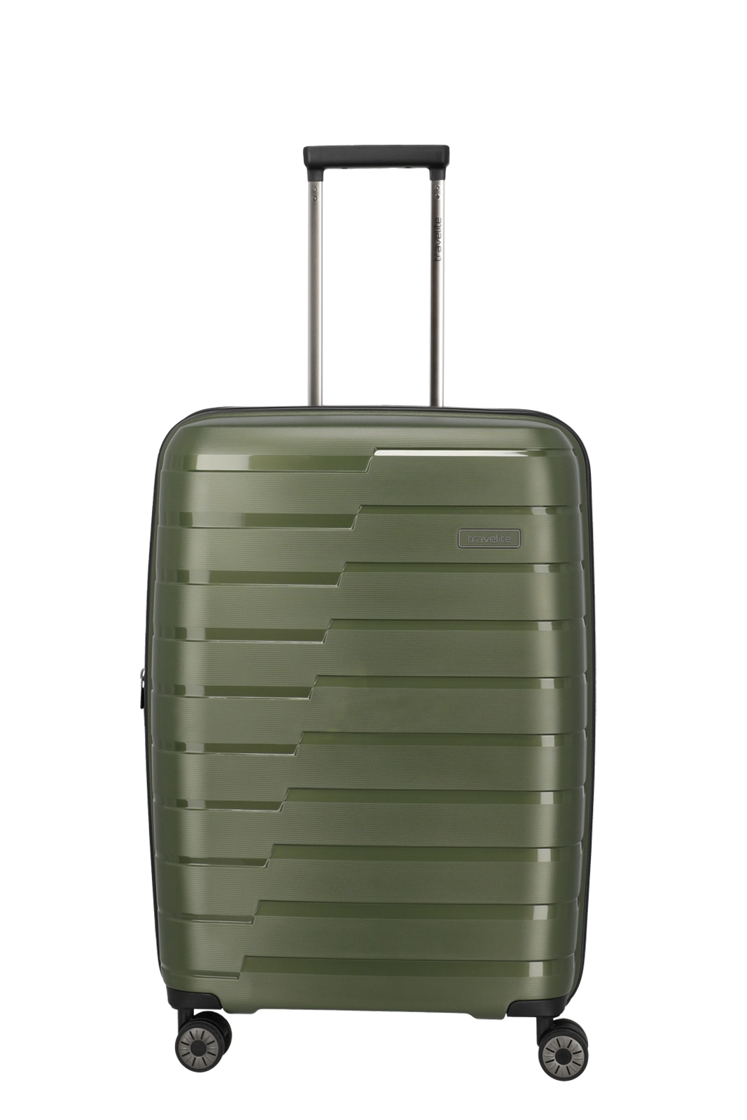 Valigia rigida Travelite Air Base M espandibile con TSA e ruote doppie Verde TU | Giò Fashion