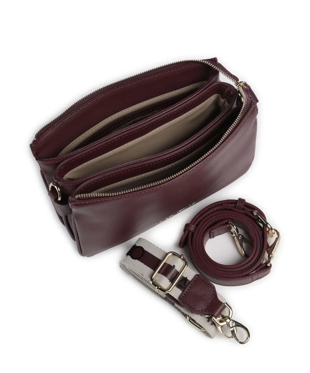 Valentino pochette elegante con tracolla rimovibile e logo frontale