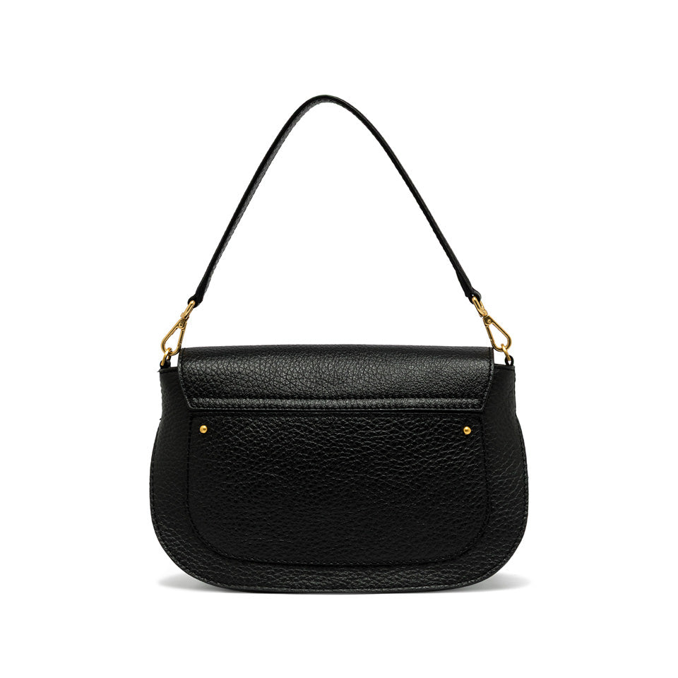 Borsa a mano Gianni Chiarini Olga in pelle con doppia portabilità NERO TU | Giò Fashion