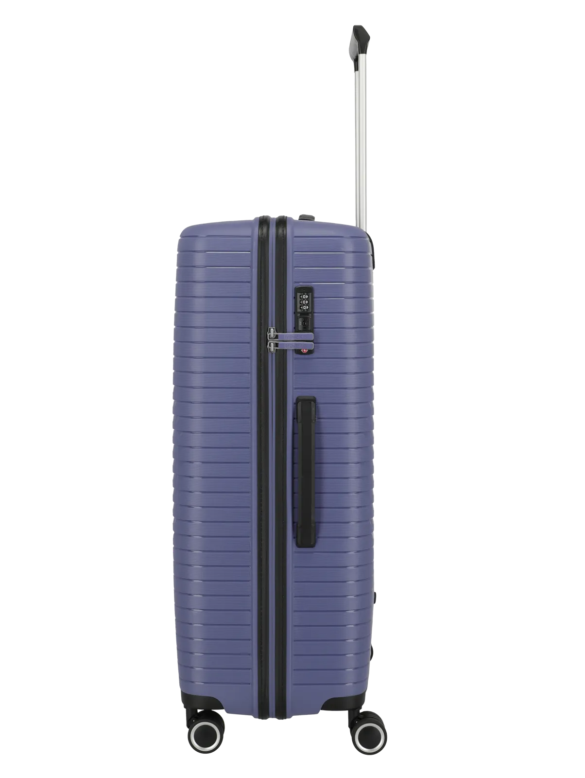 Trolley Grande Orbita L con Chiusura TSA e Design Resistente VIOLA TU | Giò Fashion