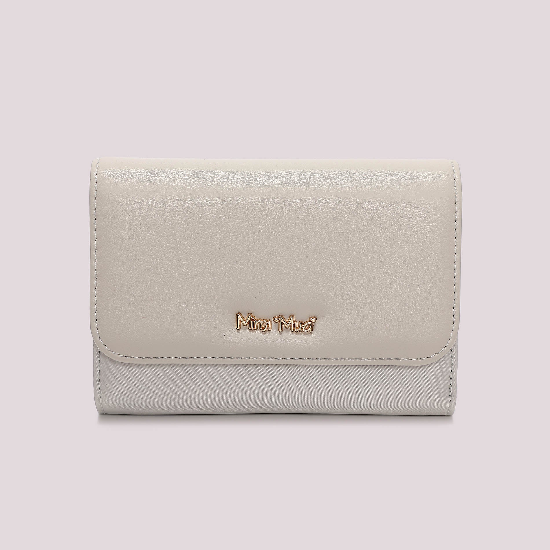 Portafoglio donna Mimi Mua con patta lunga design elegante e funzionale GRIGIO CHIARO TU | Giò Fashion