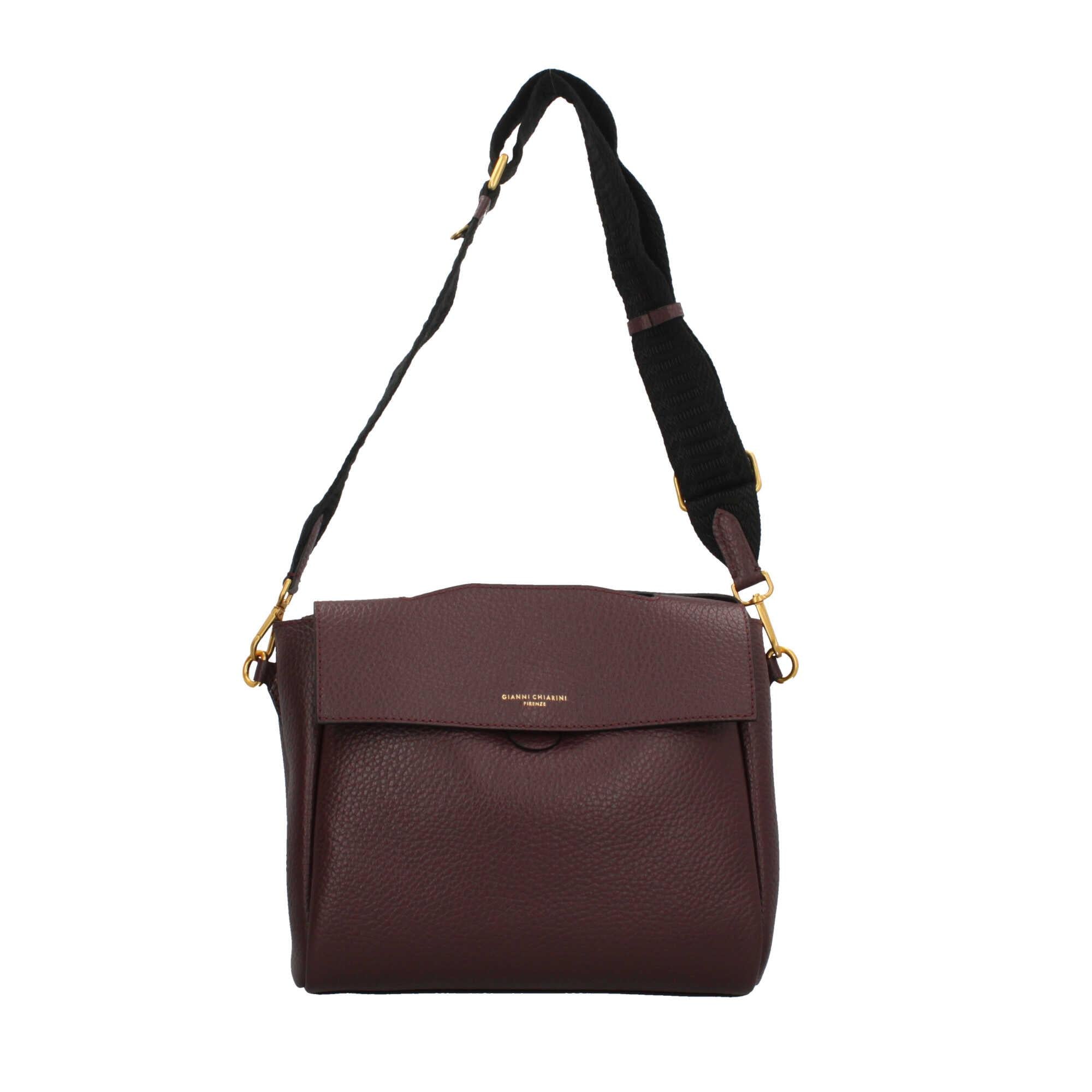 Gianni Chiarini Clio - Satchel Bag Versatile in Pelle Grana Maxi