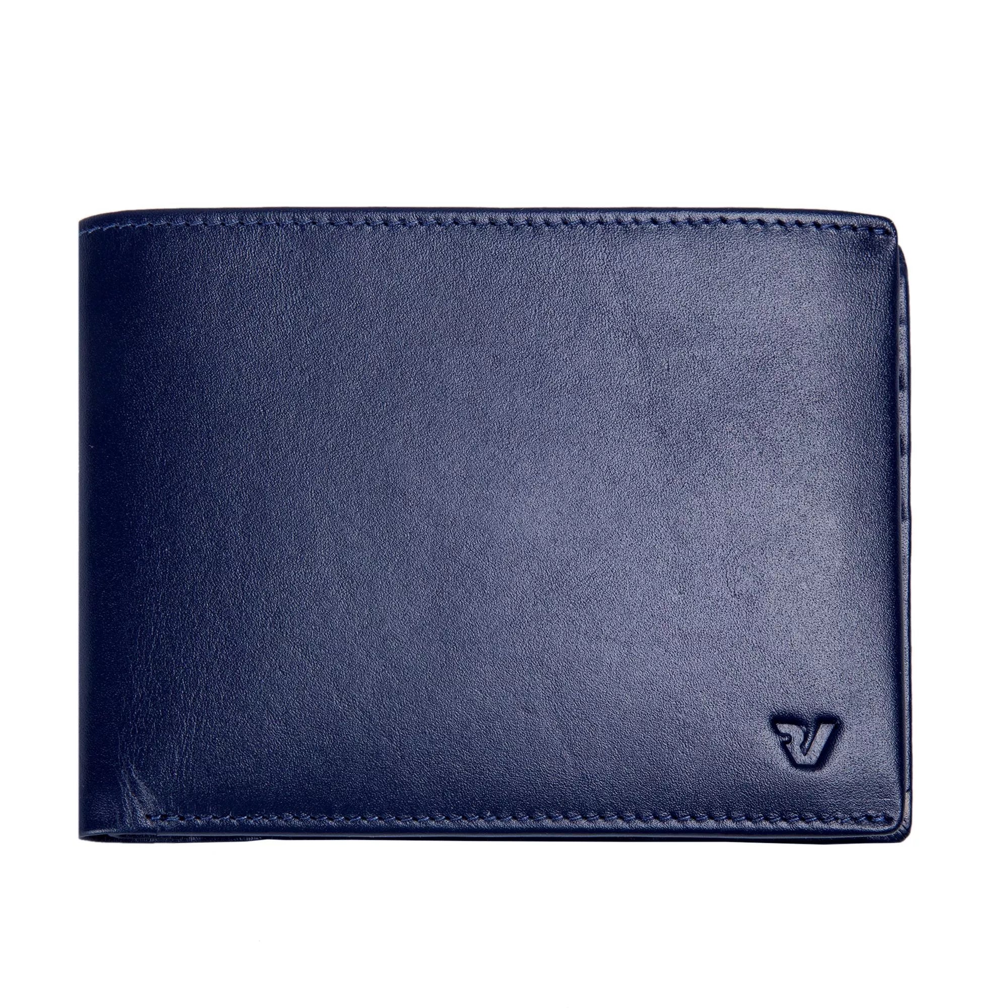 Roncato portafoglio uomo in pelle con protezione RFID e design elegante BLU TU | Giò Fashion
