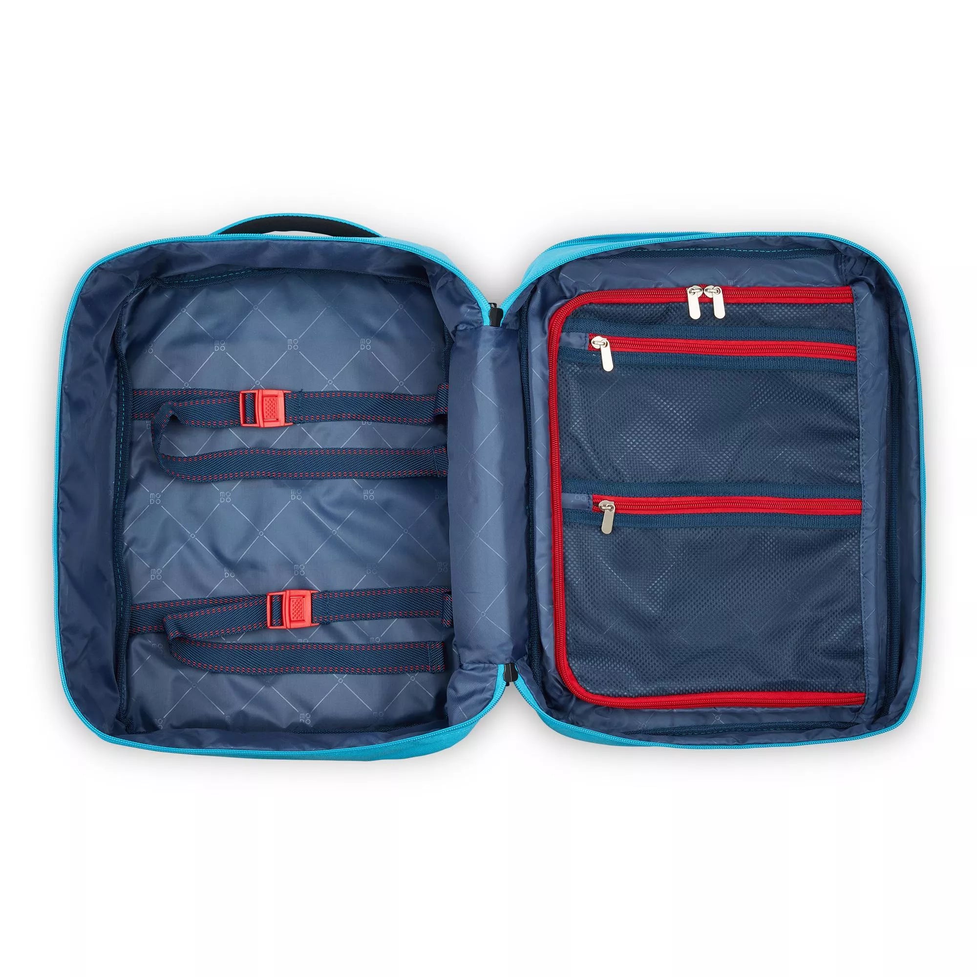 Modo by Roncato Zaino Cabina Porta PC Multitasche da Viaggio 40x30x20 AZZURRO TU | Giò Fashion