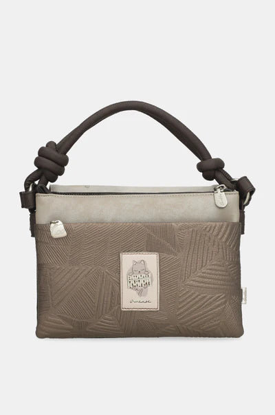 Borsa Anekke Donna a Mano con Tracolla Removibile e Chiusura Patta Marrone TU | Giò Fashion