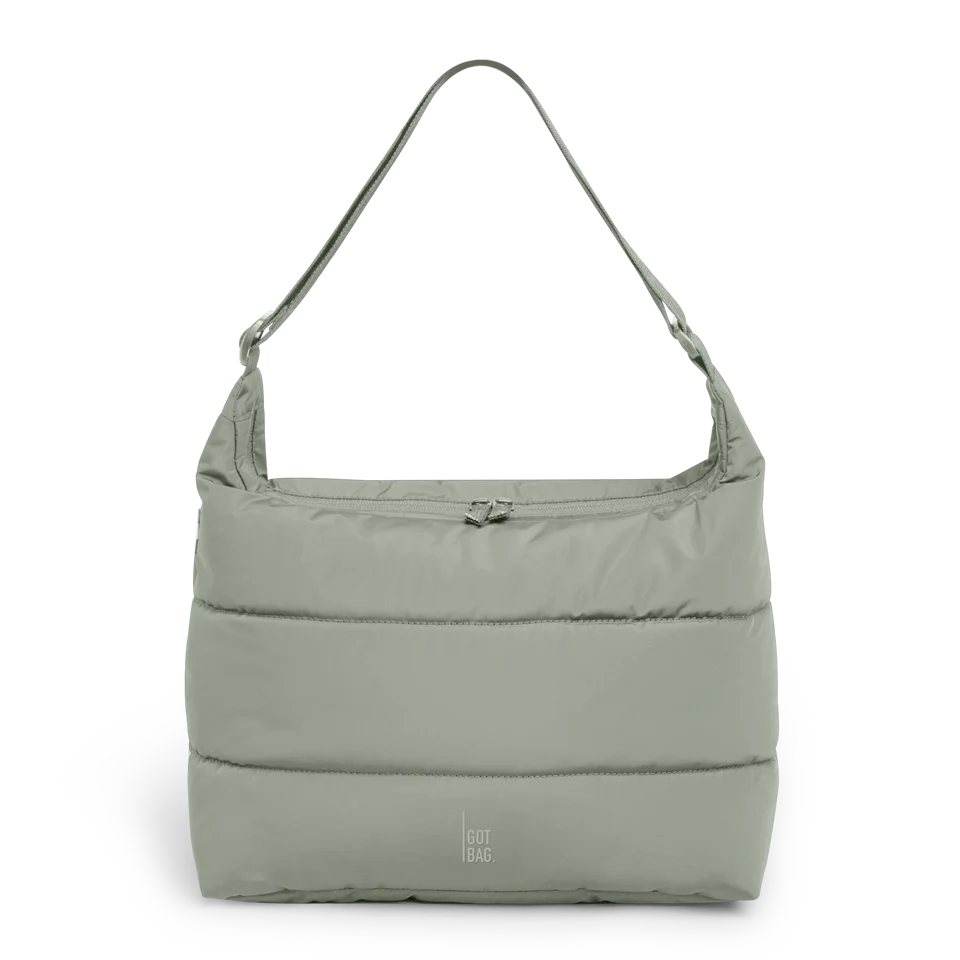 GOT BAG Puffer Square Bag Large – Borsa a Spalla Imbottita in Materiale Riciclato