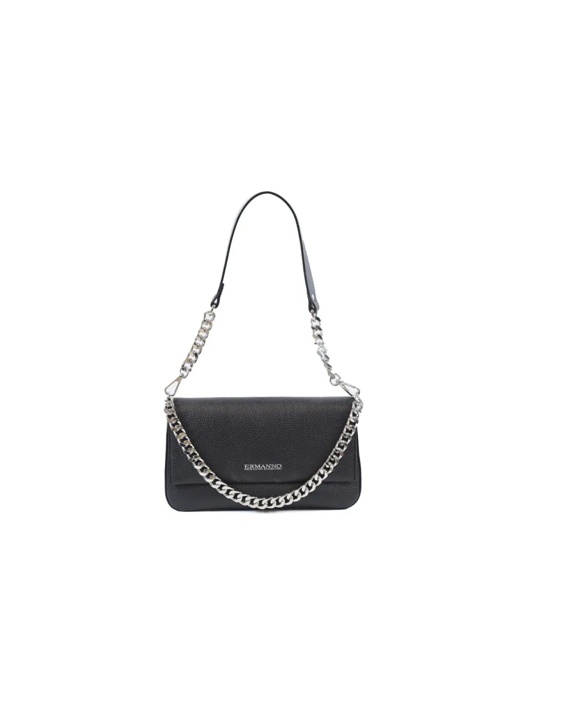 Ermanno Scervino borsa a spalla elegante con catena NERO TU | Giò Fashion