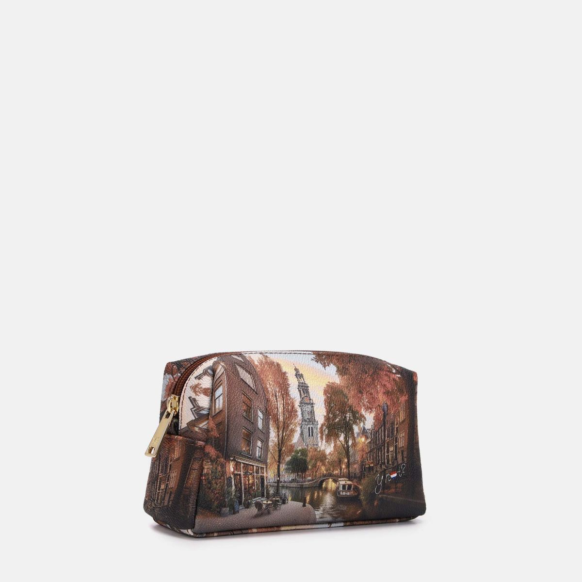 Ynot? Yes Bag Beauty Case Donna in Ecopelle con Zip