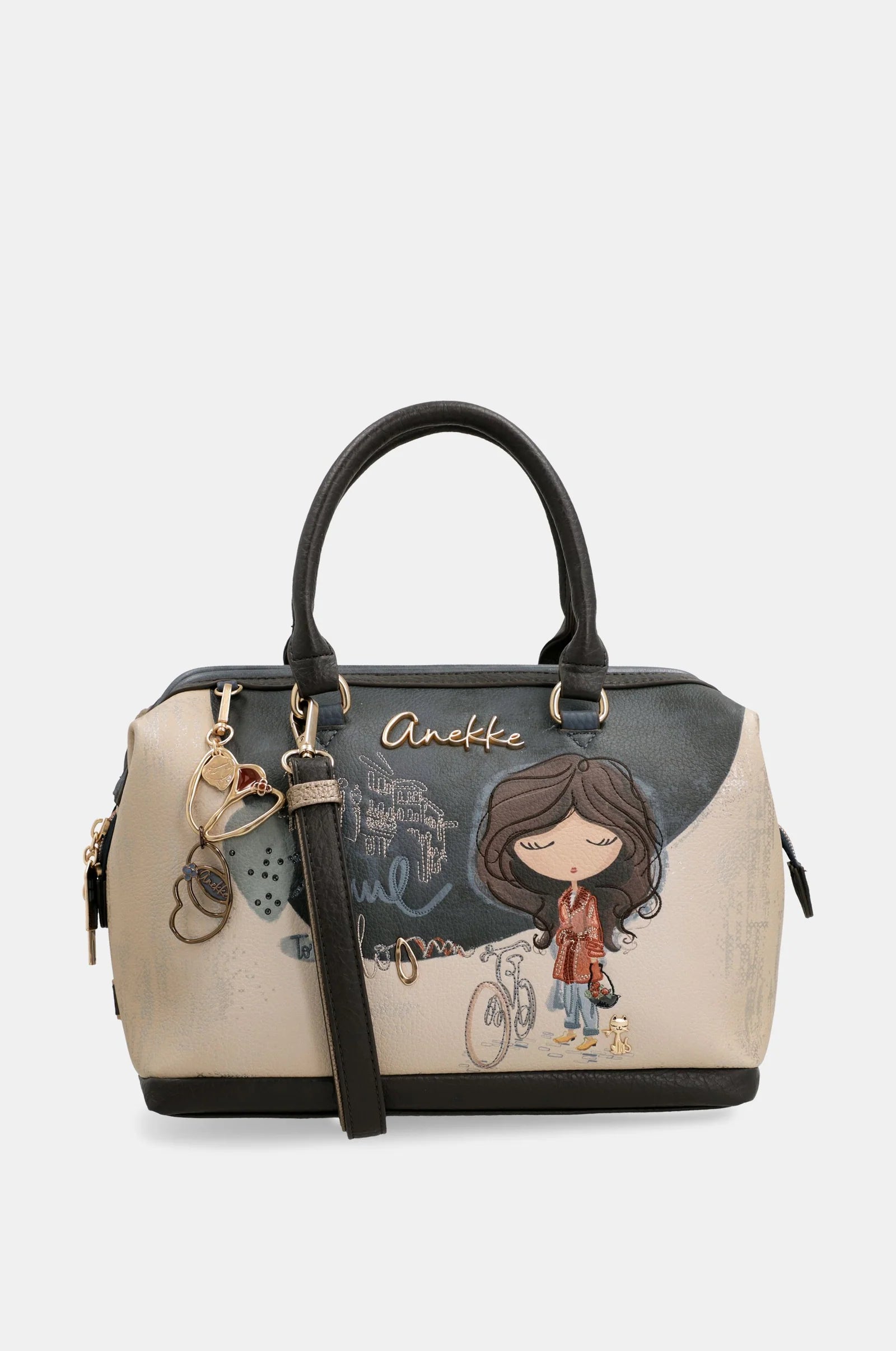 Borsa Bowling Donna Anekke con Manici e Tracolla
