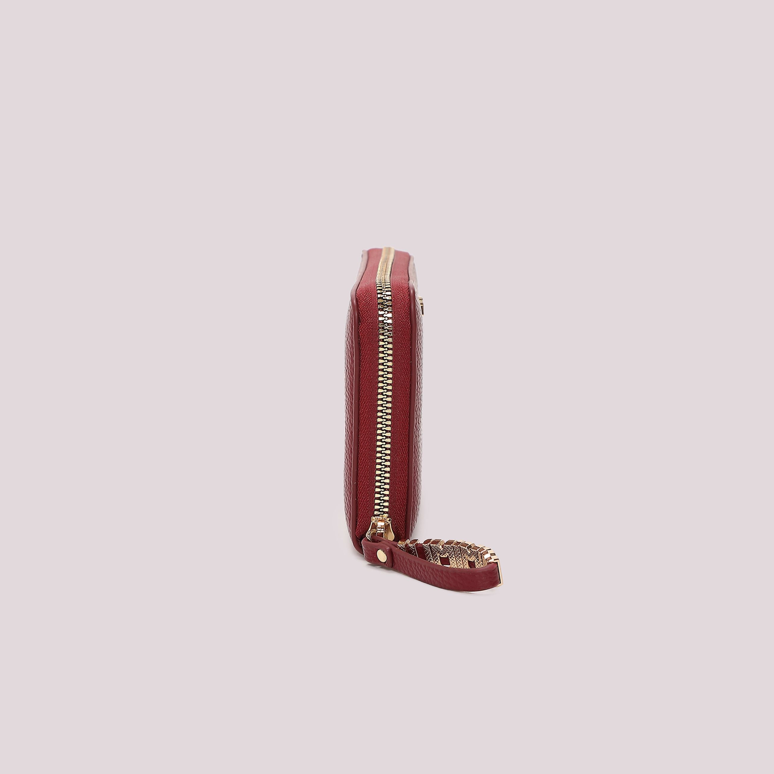 Portafoglio Grande Donna Mimi Mua con Tira Zip Logato