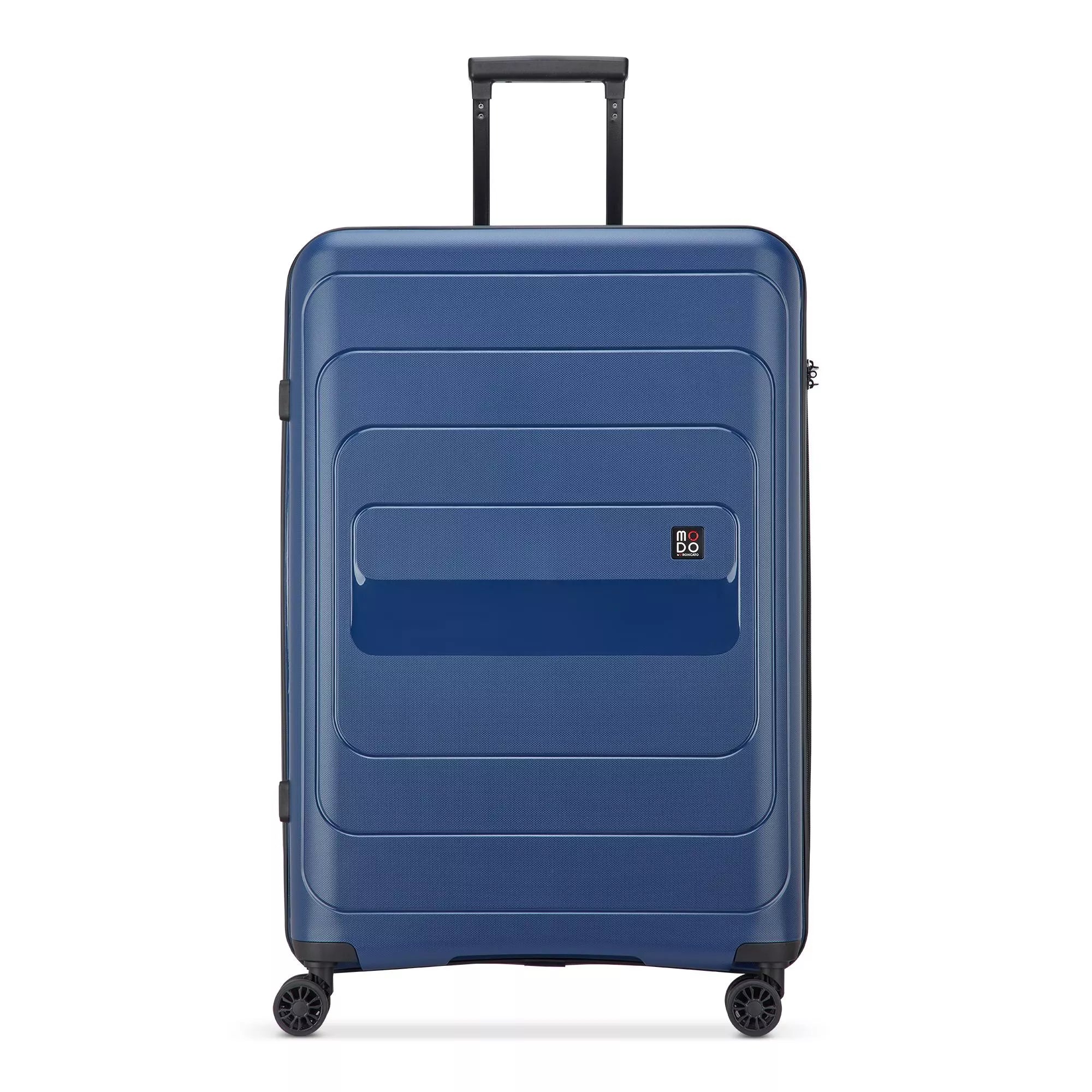 Modo by Roncato Trolley Grande Rigido 4 Ruote da Viaggio 76x49,5x28,5 BLU TU | Giò Fashion
