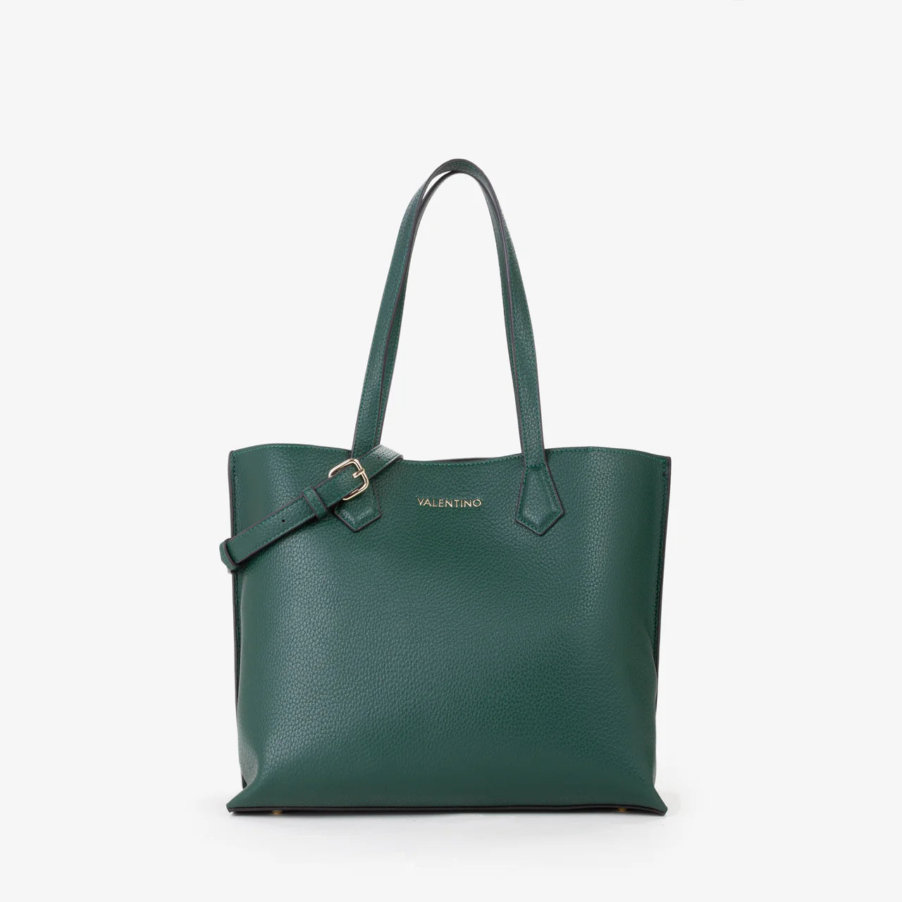 Valentino borsa shopper donna con tracolla logata Verde TU | Giò Fashion
