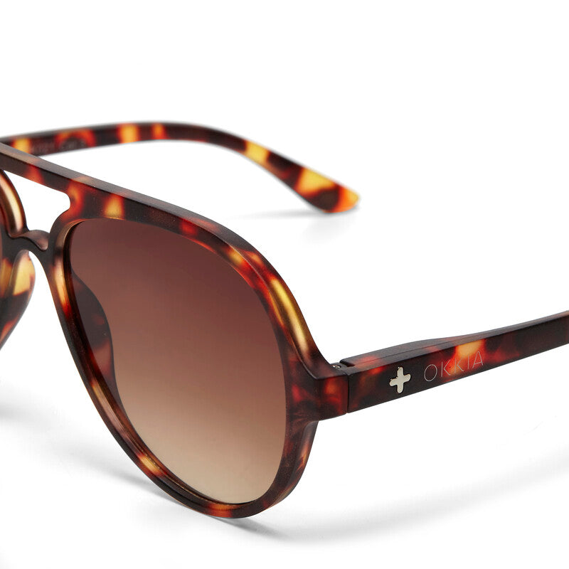 OKKIA Alessio Occhiali da Sole Unisex a Goccia con Protezione UV400