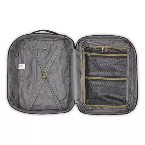 Zaino viaggio capiente con apertura a valigia e design moderno