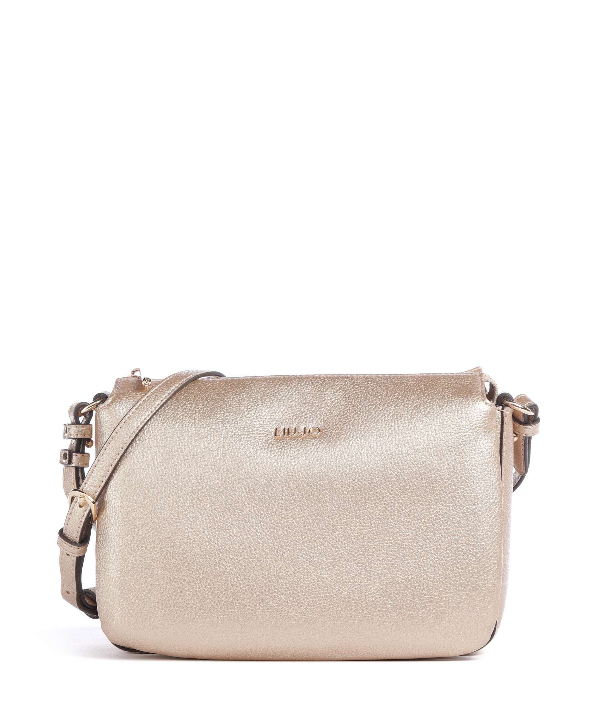 Borsa a tracolla Liu Jo compatta elegante da giorno e sera Oro TU | Giò Fashion
