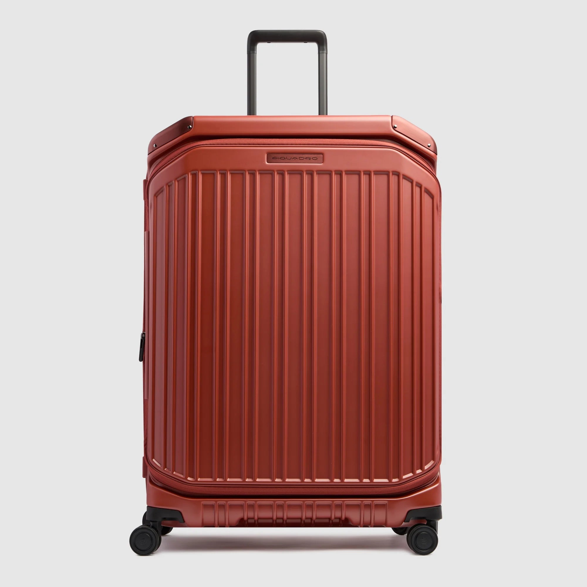 Piquadro Trolley Grande Rigido PQ-Light Beige Opaco Espandibile con 4 Ruote