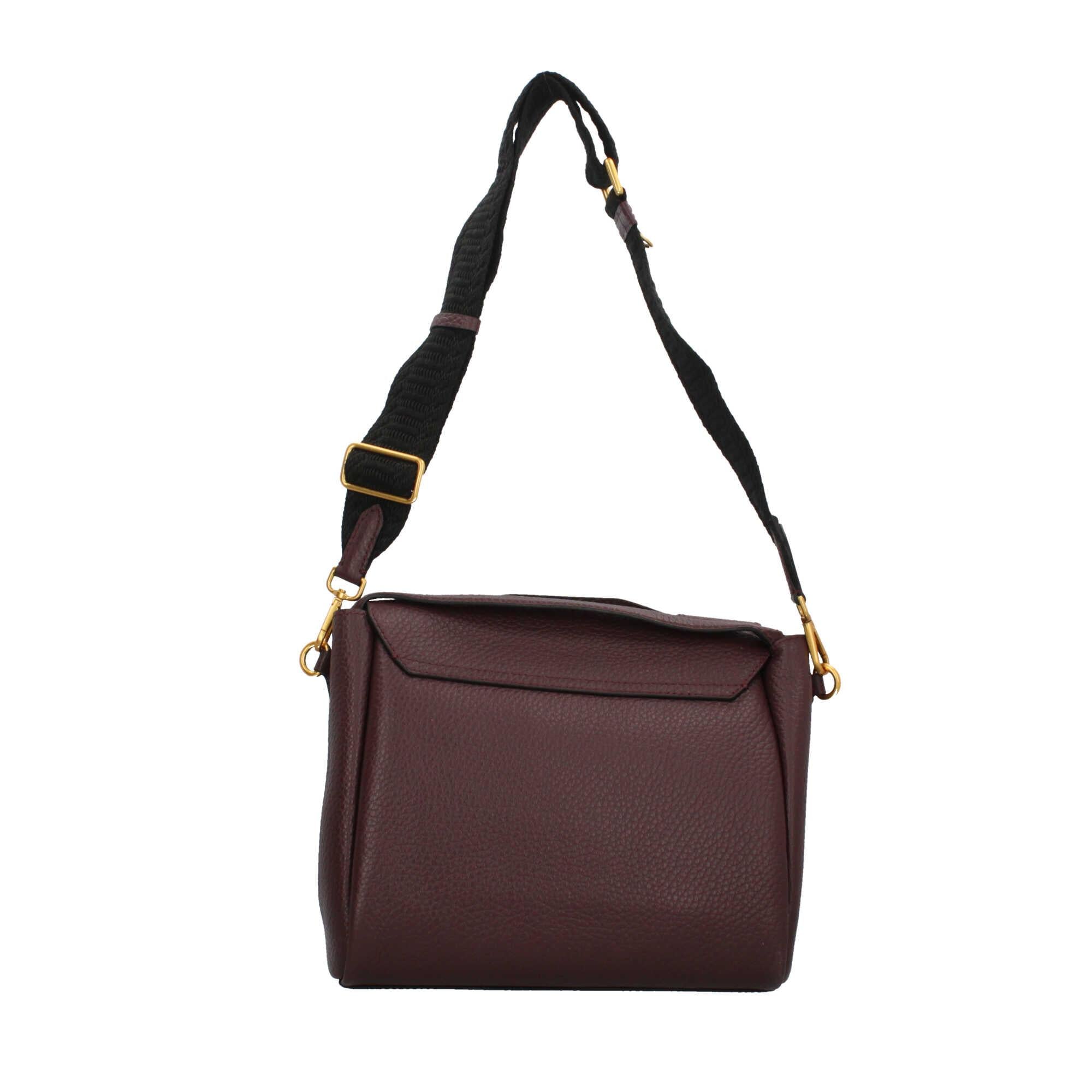 Gianni Chiarini Clio - Satchel Bag Versatile in Pelle Grana Maxi