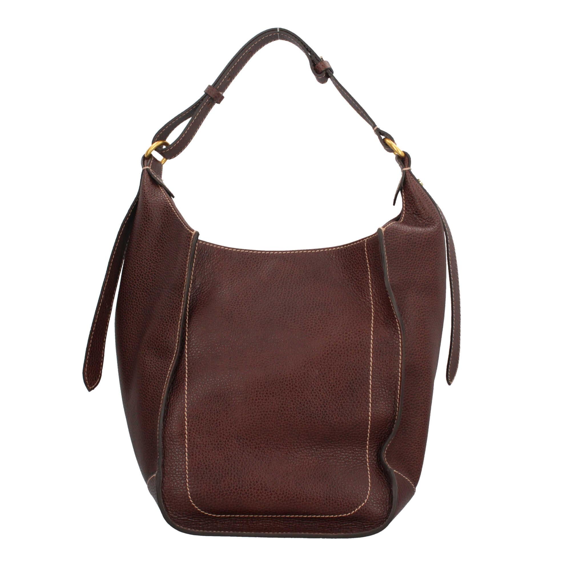 Gianni Chiarini Olly  Hobo Bag Sportiva in Pelle Martellata con Dettagli a Contrasto