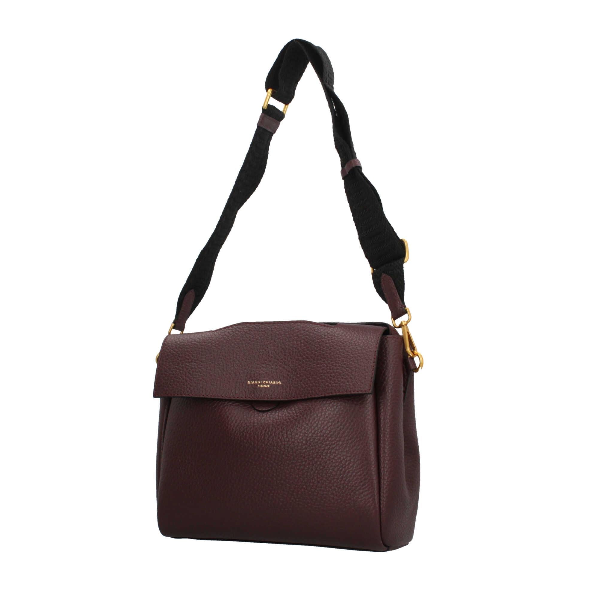 Gianni Chiarini Clio - Satchel Bag Versatile in Pelle Grana Maxi