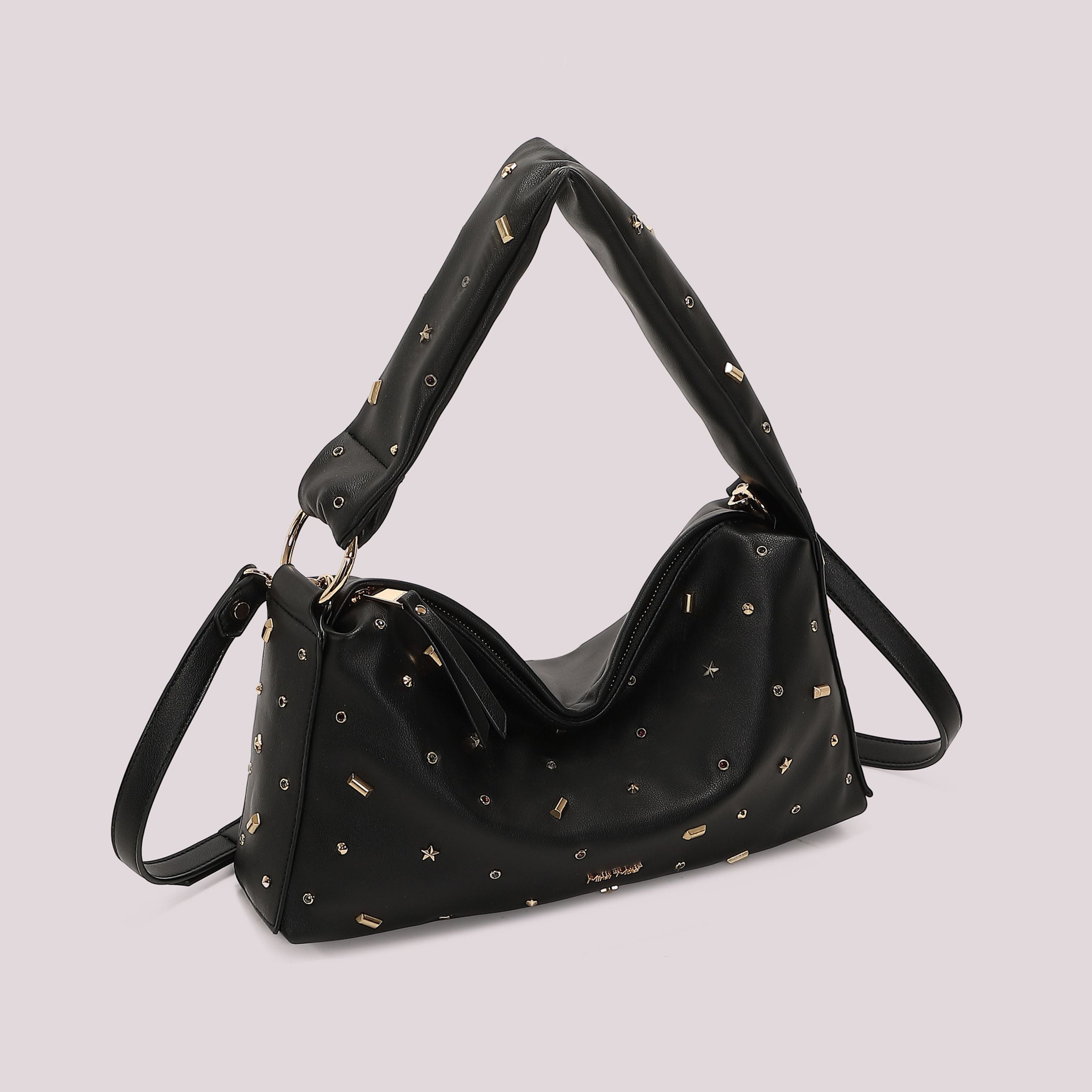 Borsa a Braccio Donna Mimi Mua con Applicazioni