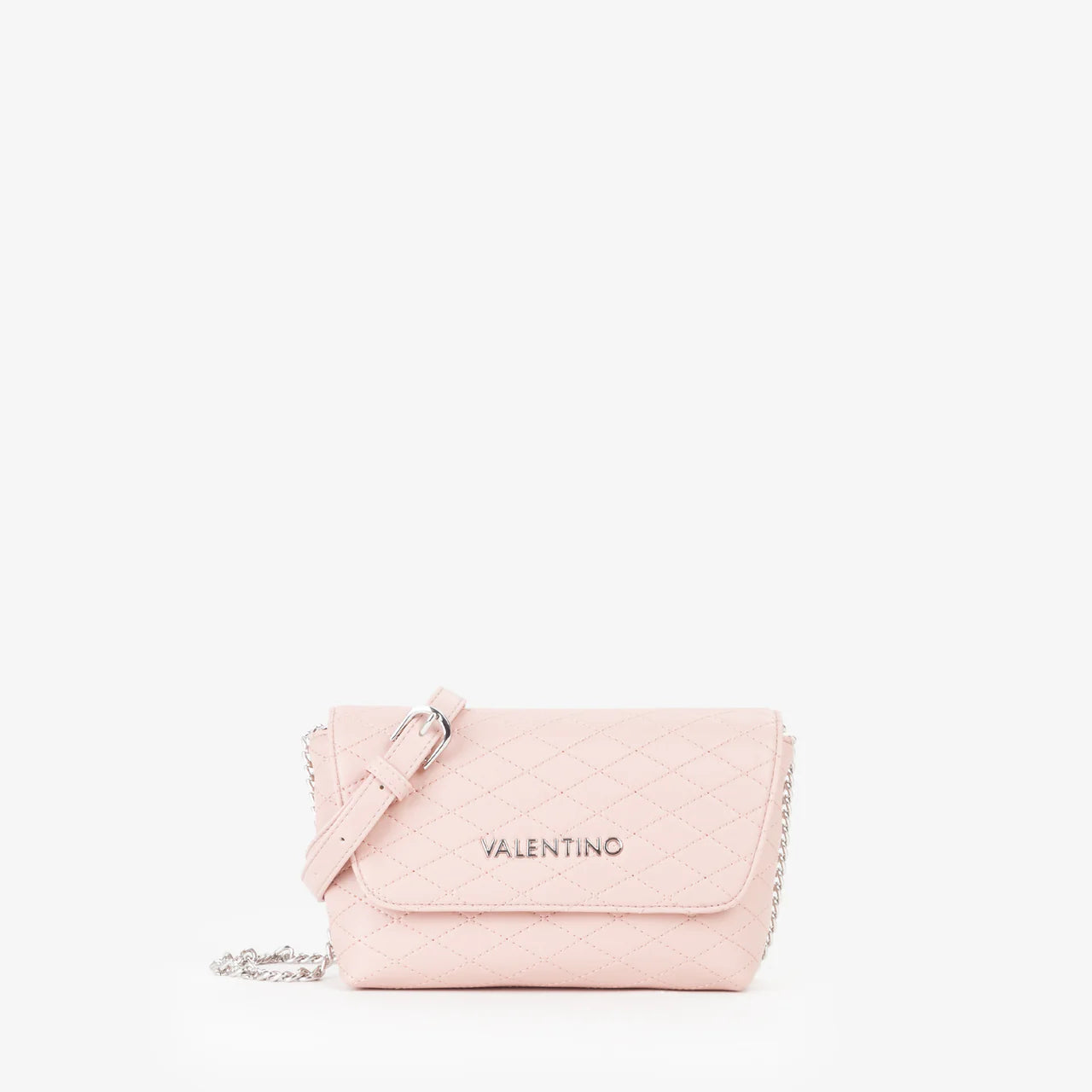 Valentino mini borsa donna trapuntata con patta Rosa TU | Giò Fashion