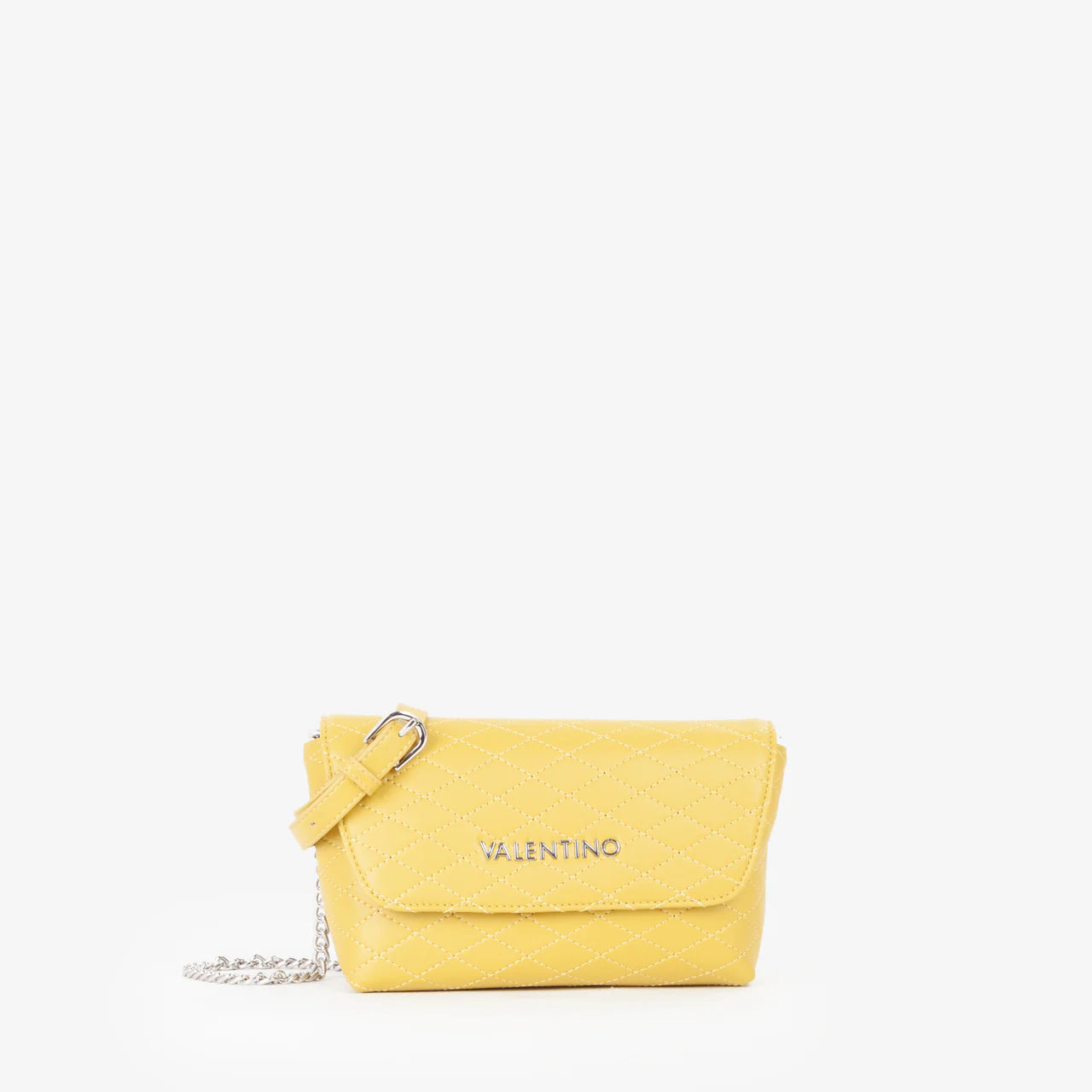 Valentino mini borsa donna trapuntata con patta Giallo TU | Giò Fashion