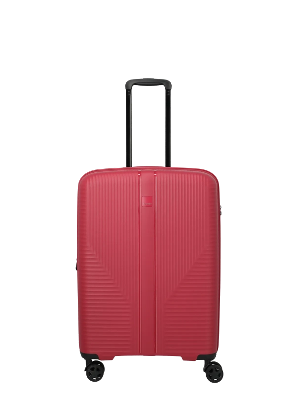Trolley medio Travelite rigido con 4 ruote multidirezionali Rosso TU | Giò Fashion