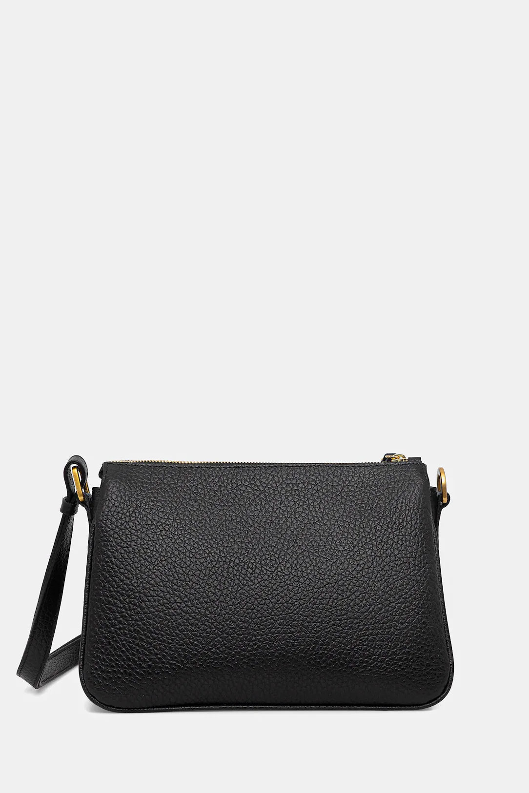Borsa a Tracolla Gianni Chiarini Brooke in pelle martellata Nero TU | Giò Fashion