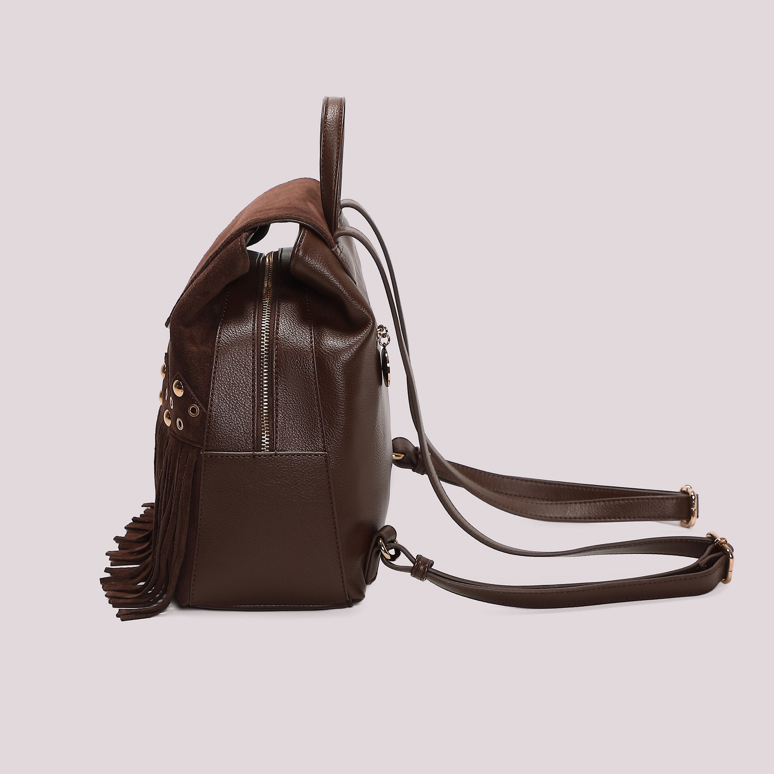 Zaino Donna Mimi Mua con Frange e Borchie