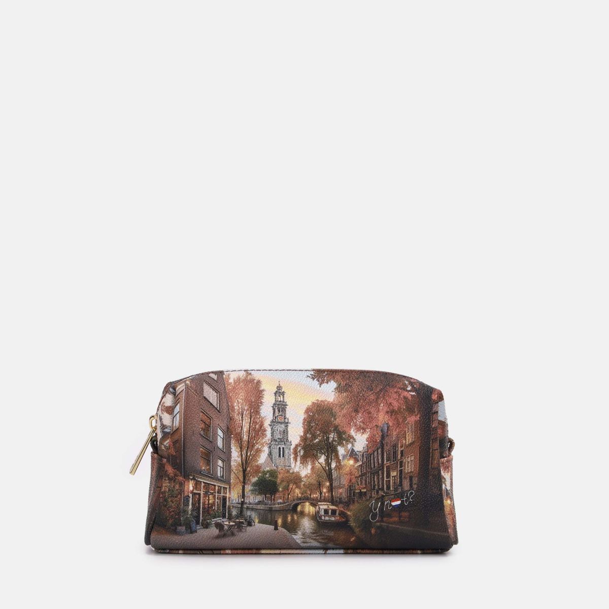 Ynot? Yes Bag Beauty Case Donna in Ecopelle con Zip
